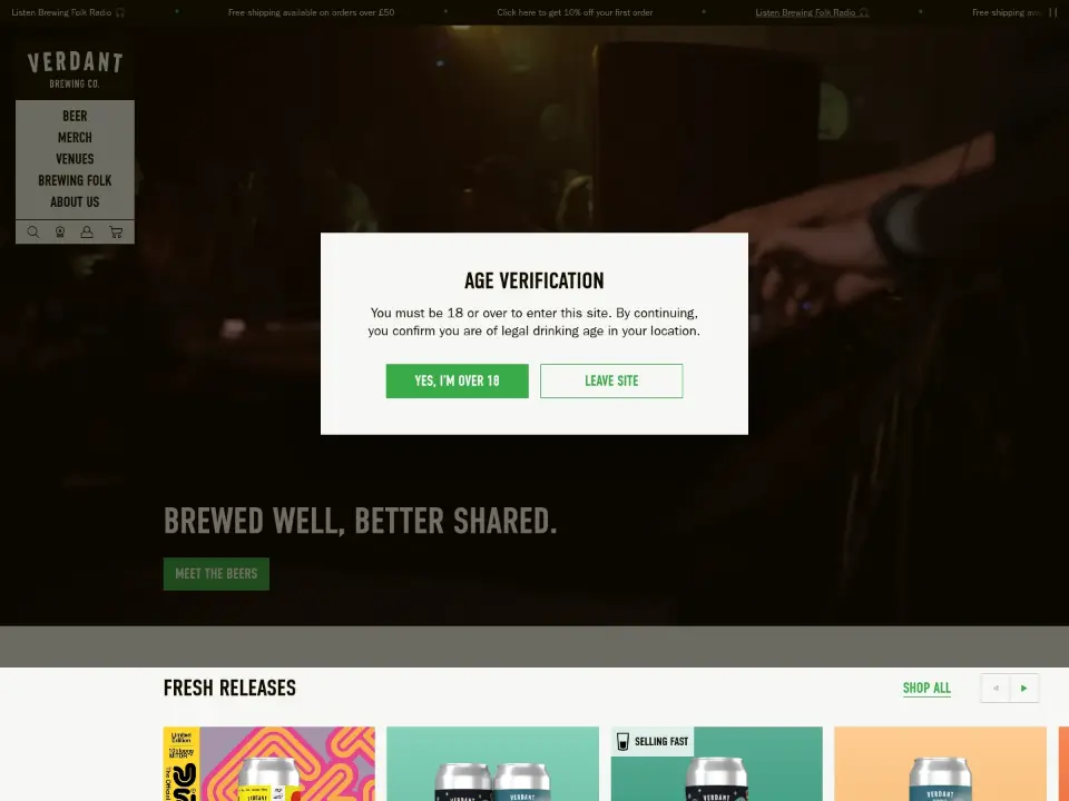 Verdant Brewing Co — Home