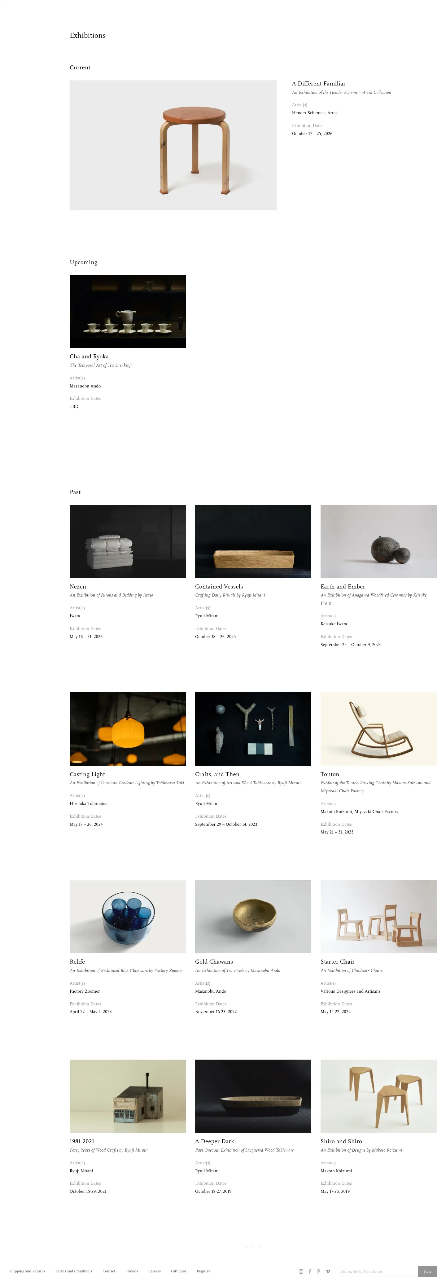 Screenshot of Nalata Nalata at desktop width
