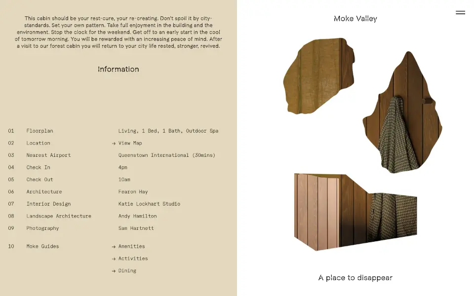 Moke Valley Cabin — Contact
