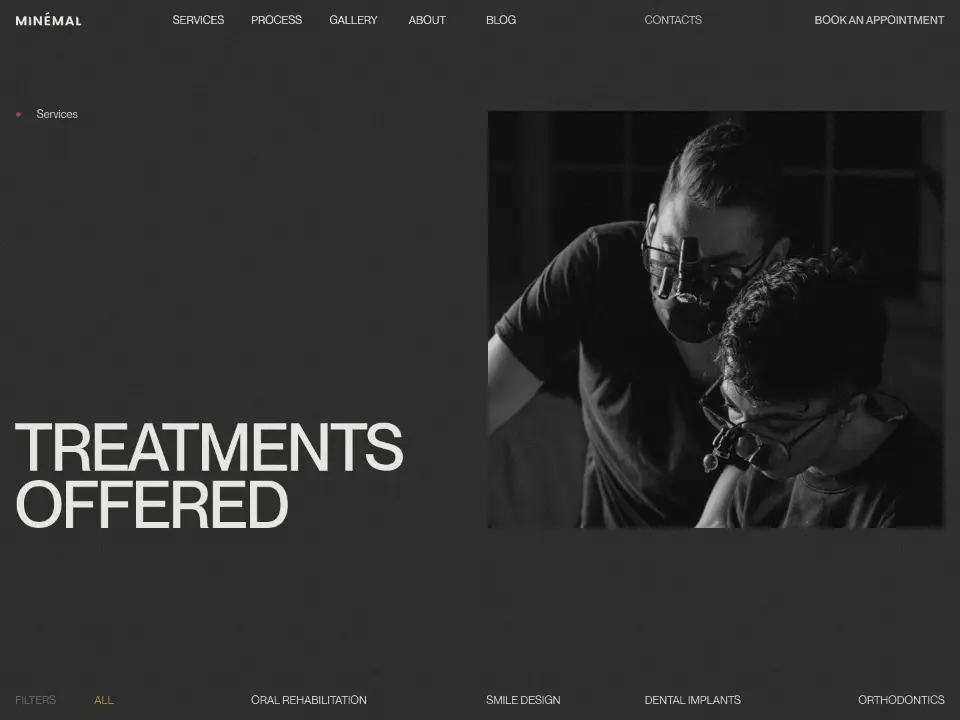 Minémal Dental Aesthetics — Services