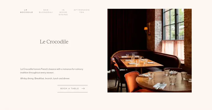 Le Crocodile on Wythe Hotel