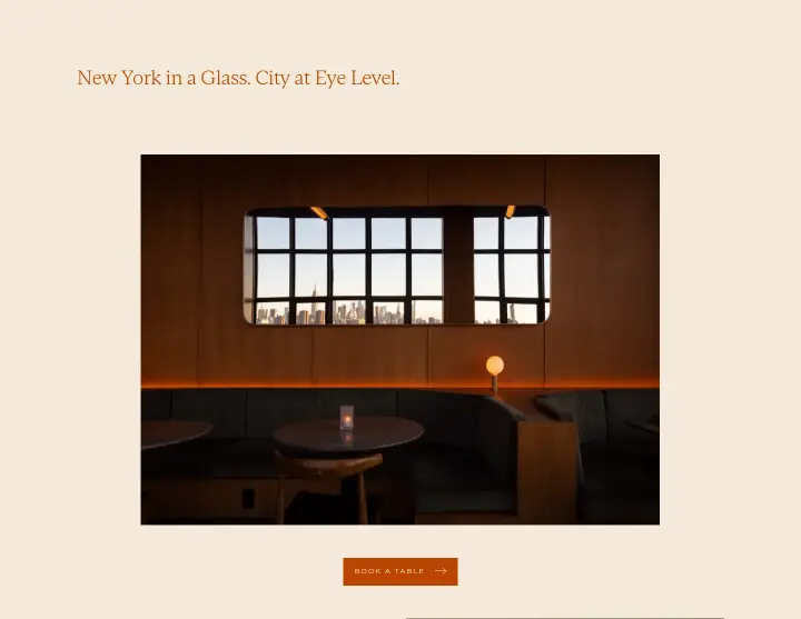 New York in a Glass. City at Eye… on Wythe Hotel