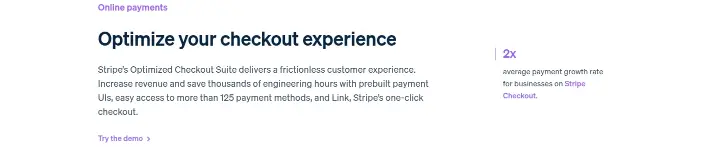 Optimize your checkout experience on Stripe