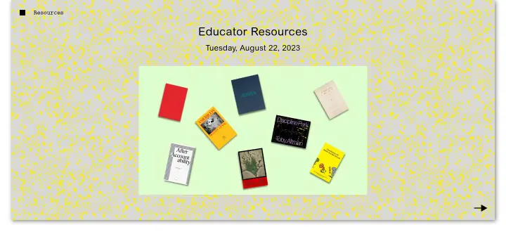 Educator Resources on Wendy's Subway