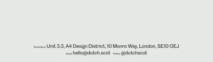 Footer on DutchScot