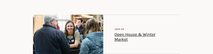 Open House & Winter Market on North Bennet Street School