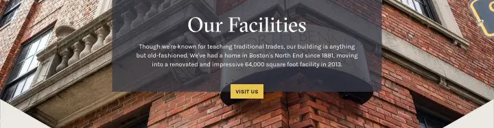 Our Facilities on North Bennet Street School