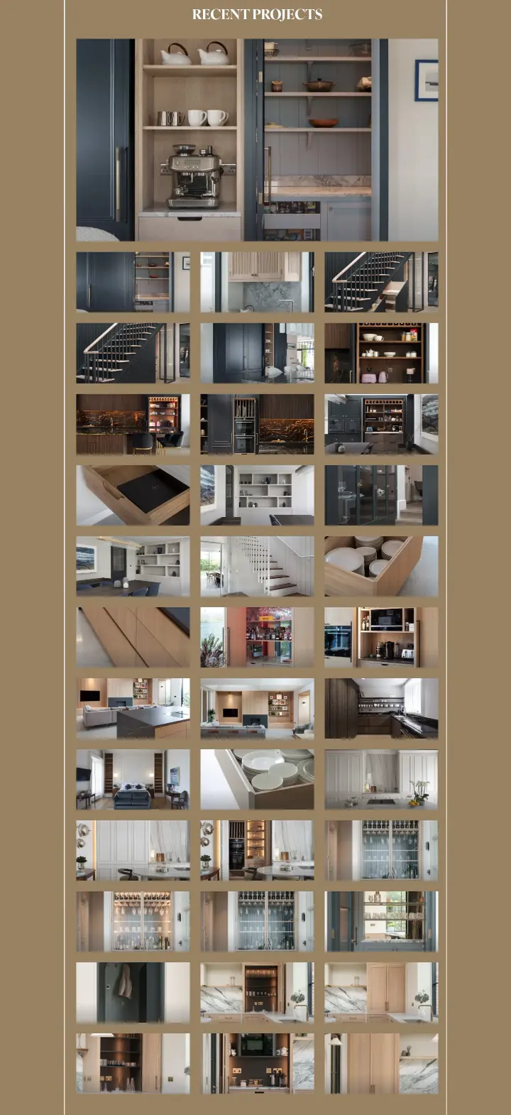 Recent Projects on Woodale Designs