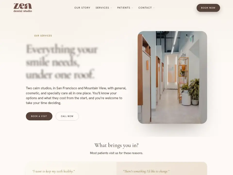 Zen Dental Studio — Services