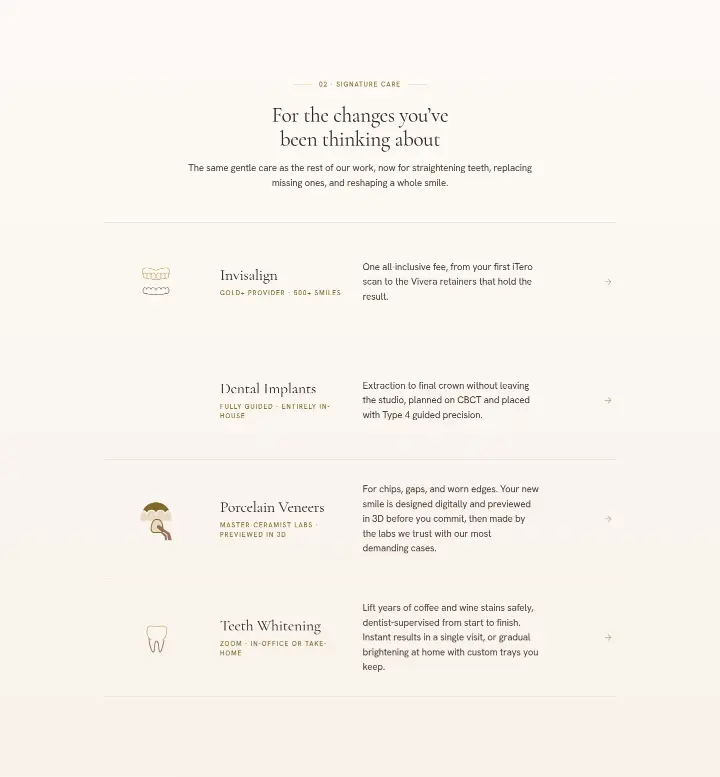 For the changes you’ve been thinking about on Zen Dental Studio