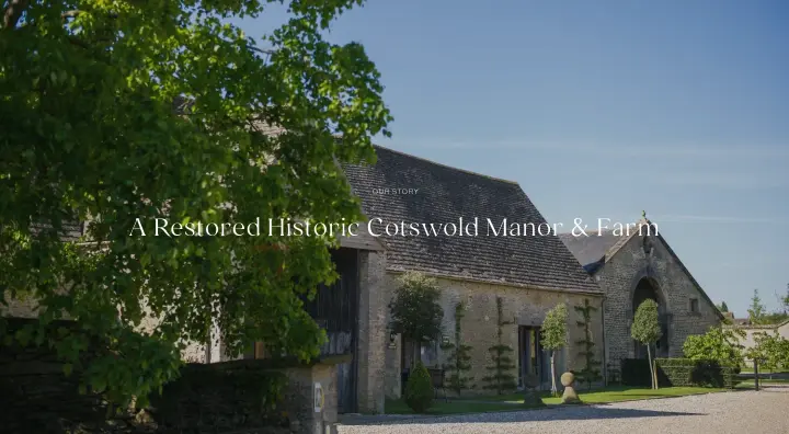 A Restored Historic Cotswold Manor & Farm on Thyme