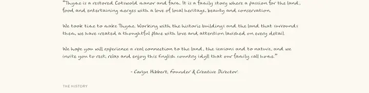 Caryn Hibbert, Founder & Creative Director on Thyme