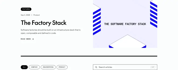 The Factory Stack on Warp