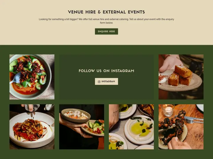 Venue Hire & External Events on Bubala