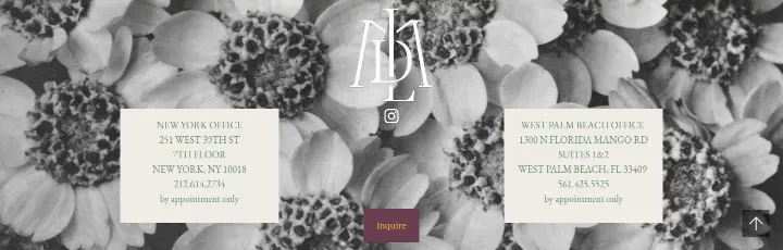 Footer on Lewis Miller Design
