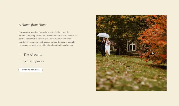 A Home from Home on Dewsall