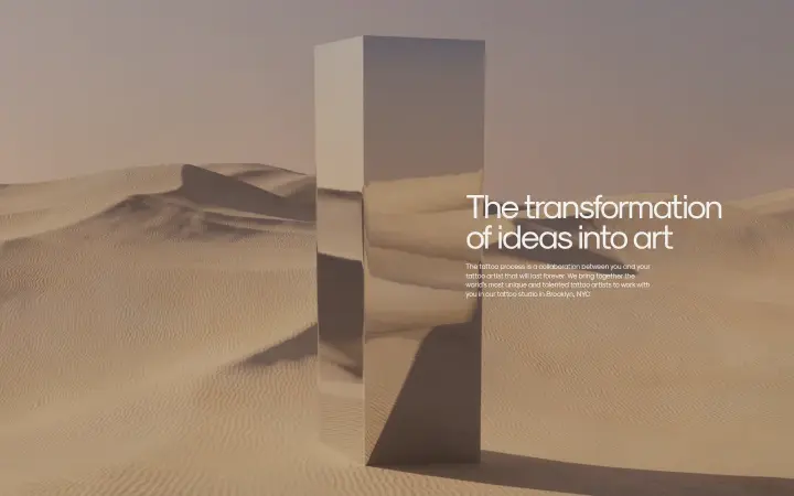 The transformation of ideas into art on Monolith Studio