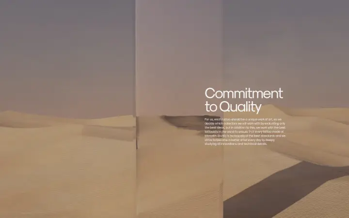 Commitment to Quality on Monolith Studio