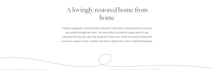 A lovingly restored home from home on Dewsall