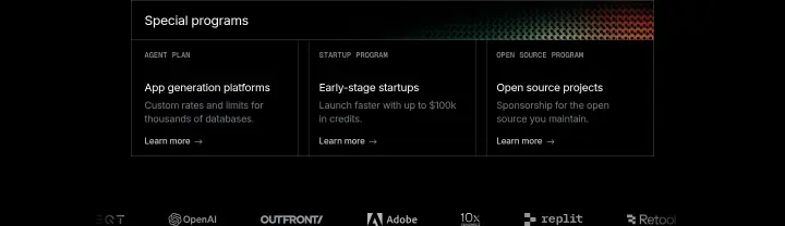 Special programs on Neon