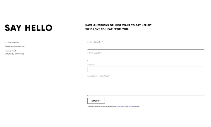 Say hello on Strohmaier Design & Build