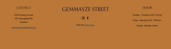 Footer on Gemmayze Street