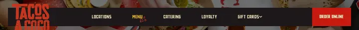 Navigation on Tacos A Go Go