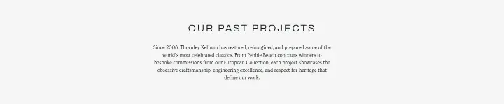 Our Past Projects on Thornley Kelham