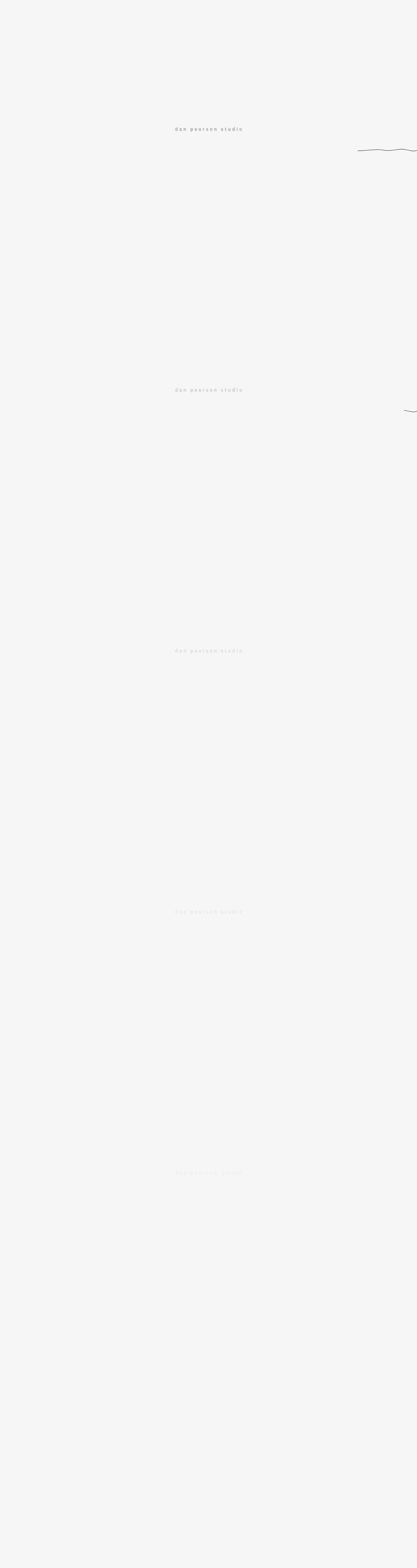 Screenshot of Dan Pearson Studio at desktop width