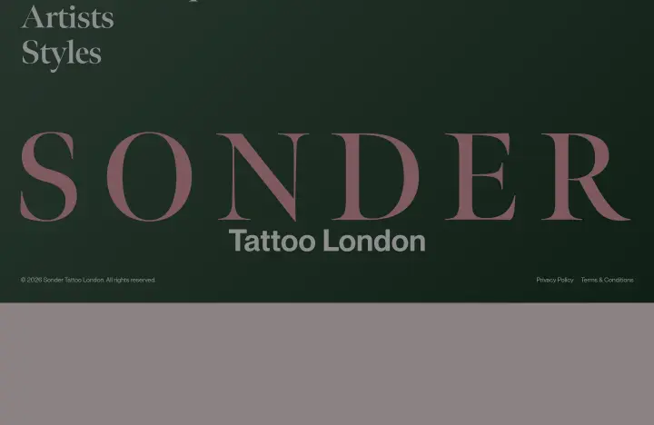 Footer on Sonder Tattoo