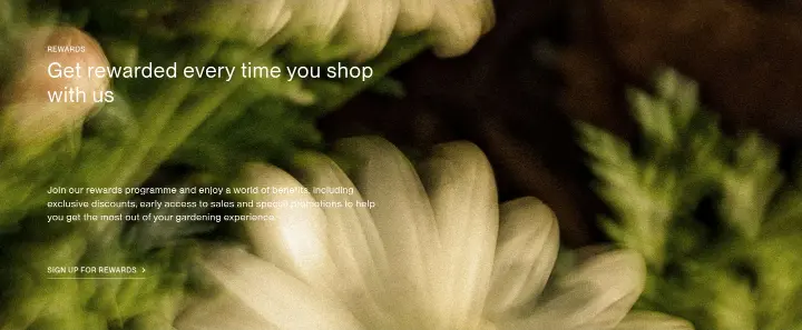 Get rewarded every time you shop with us on homegrown Garden Centre