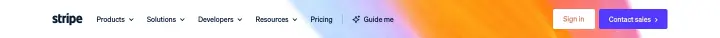 Navigation on Stripe