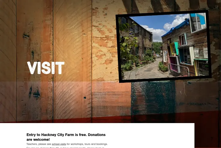 Visit on Hackney City Farm