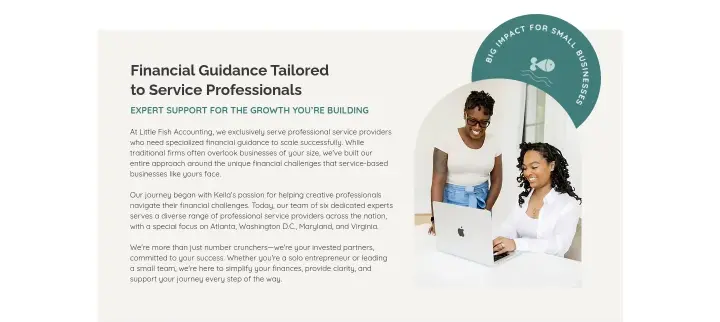 Financial Guidance Tailored to Service… on Little Fish Accounting