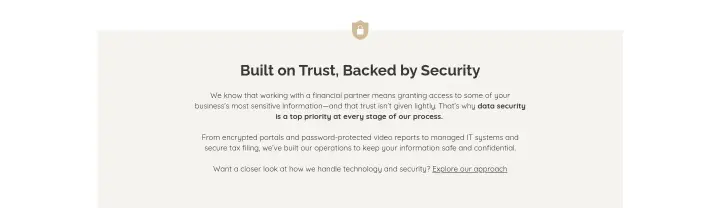 Built on Trust, Backed by Security on Little Fish Accounting