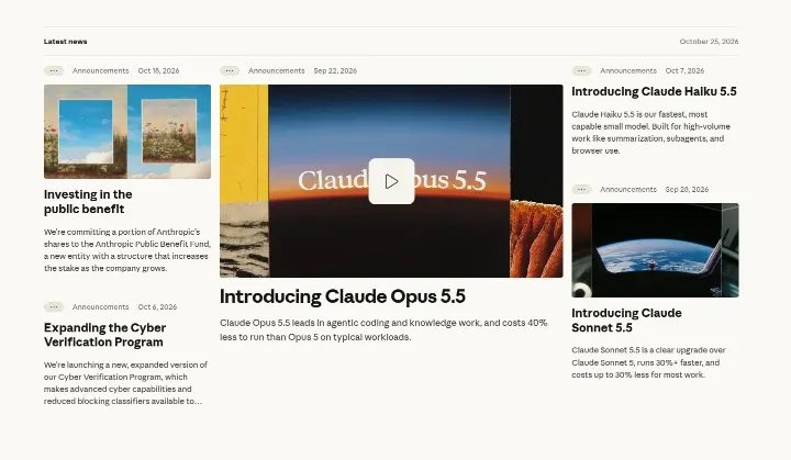 Introducing Claude Opus 5.5 on Anthropic