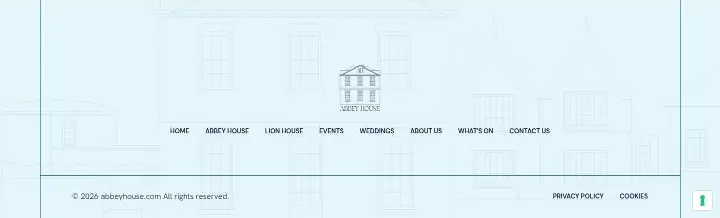 Footer on Abbey House
