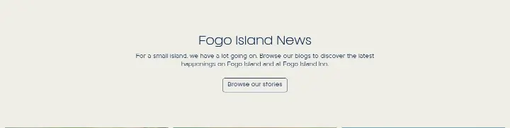 Fogo Island News on Fogo Island Inn