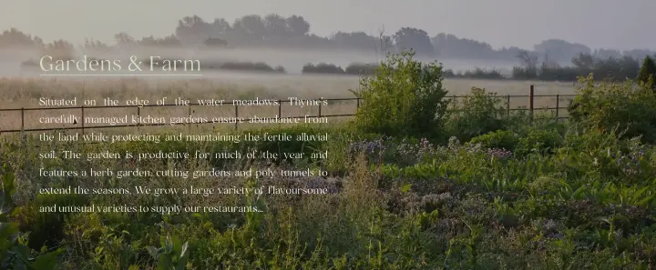 Gardens & Farm on Thyme
