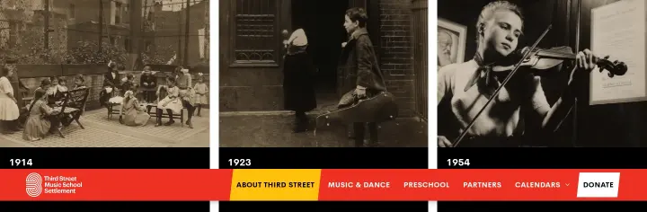 1914 on Third Street Music School Settlement