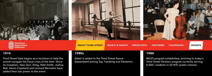 1976 on Third Street Music School Settlement