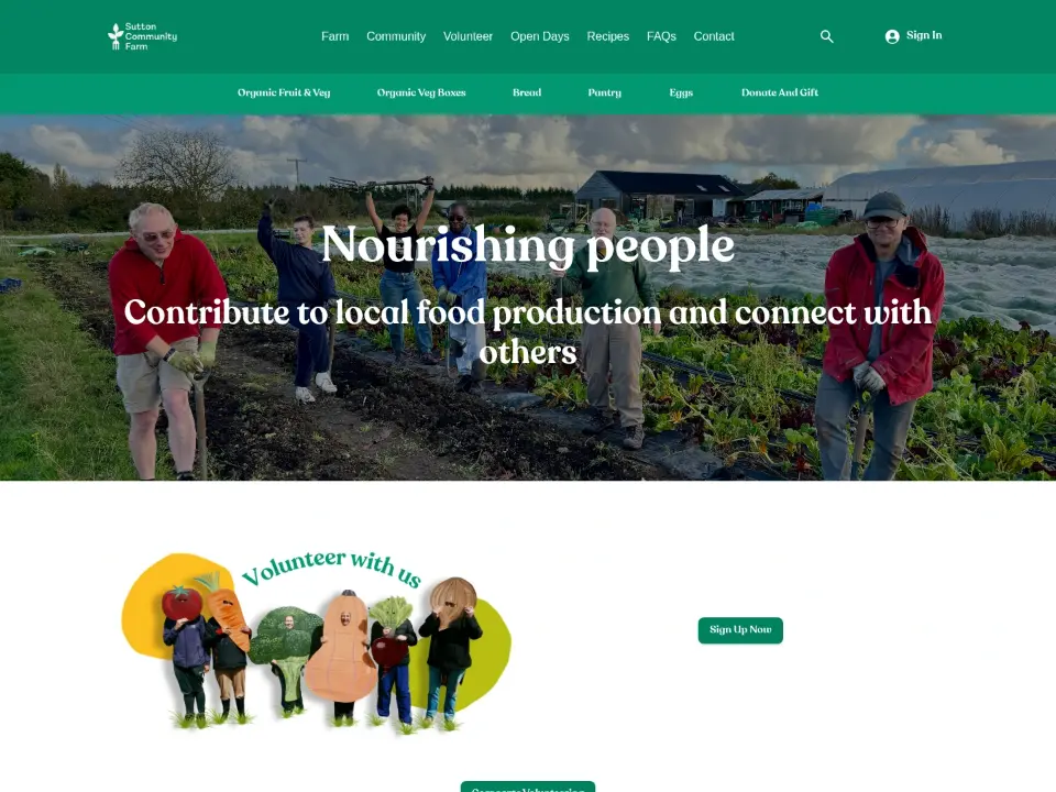 Sutton Community Farm — Services