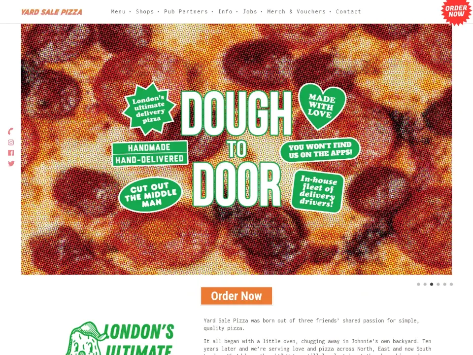 Yard Sale Pizza — Home
