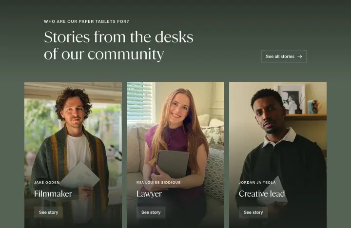 Stories from the desks of our community on reMarkable