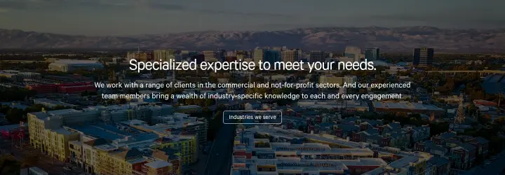 Specialized expertise to meet your needs on Hood & Strong