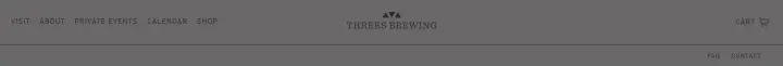 Navigation on Threes Brewing