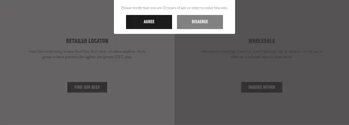 Retailer Locator on Threes Brewing