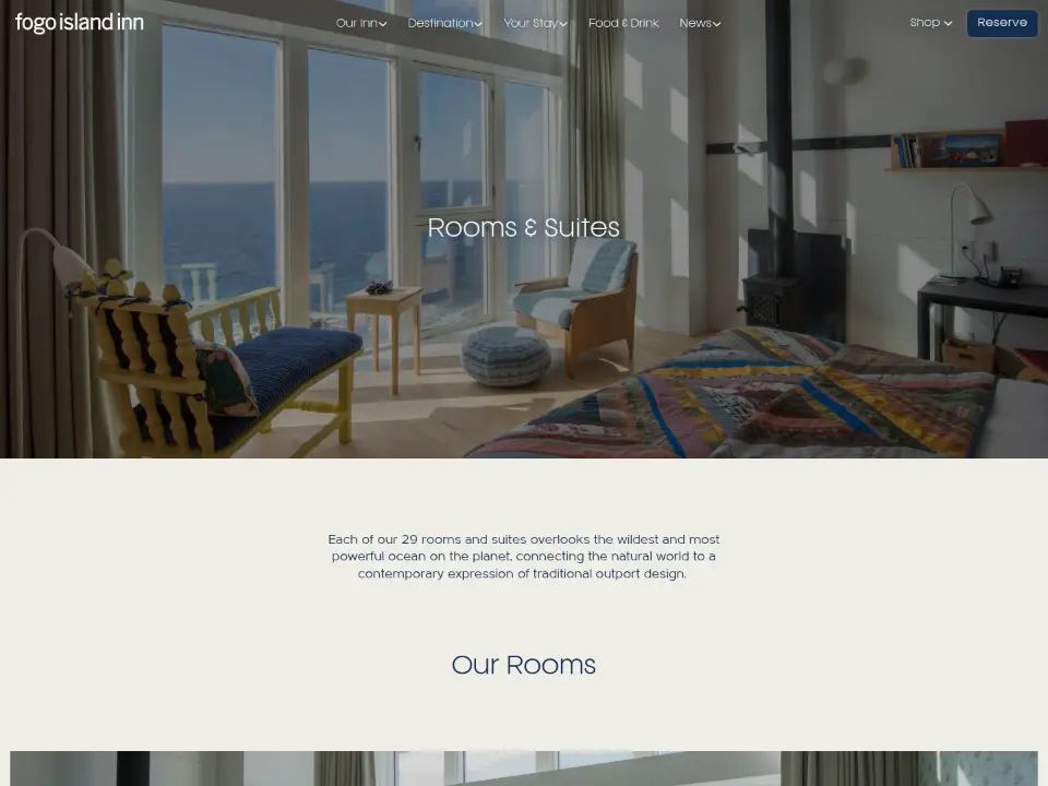 Fogo Island Inn — Services