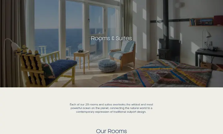 Rooms & Suites on Fogo Island Inn