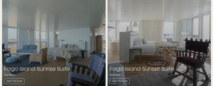 Fogo Island Sunrise Suite on Fogo Island Inn
